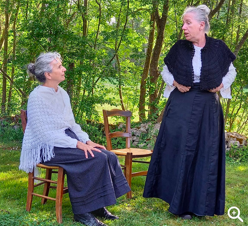 Homme semence, Agnès et Michèle